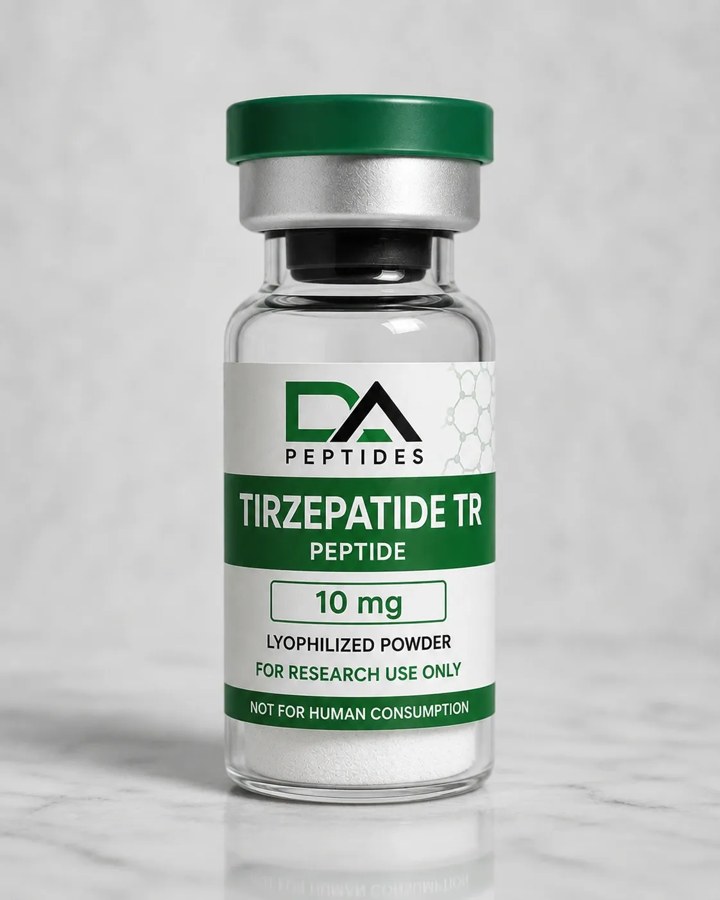 DA Peptides Tirzepatide 10mg research vial